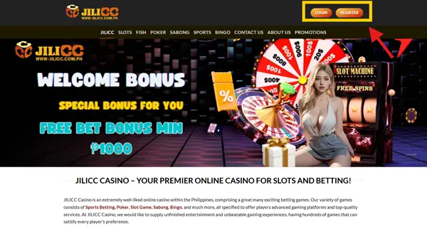 How to create an account with JILICC Casino