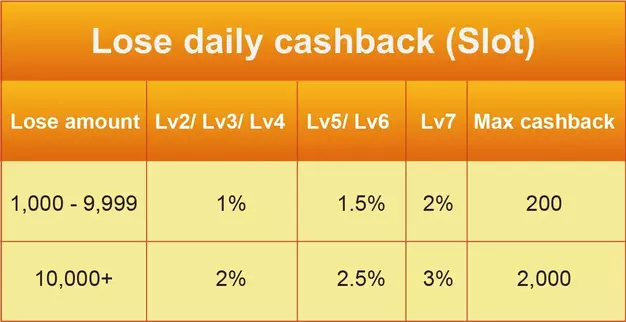 Lose daily cashback slots